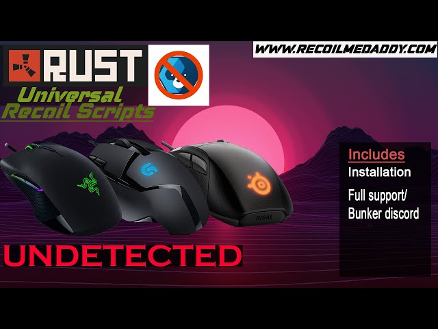 [NEW] RUST UNIVERSAL NO RECOIL SCRIPT for any mouse | UPDATED August 2019 | We sell quality scripts
