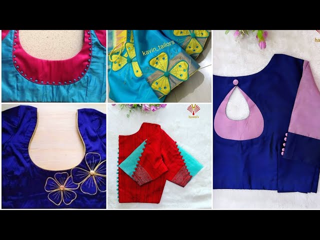 Latest Patch work blouse designs for wedding and parties /Festival wear blouse designs