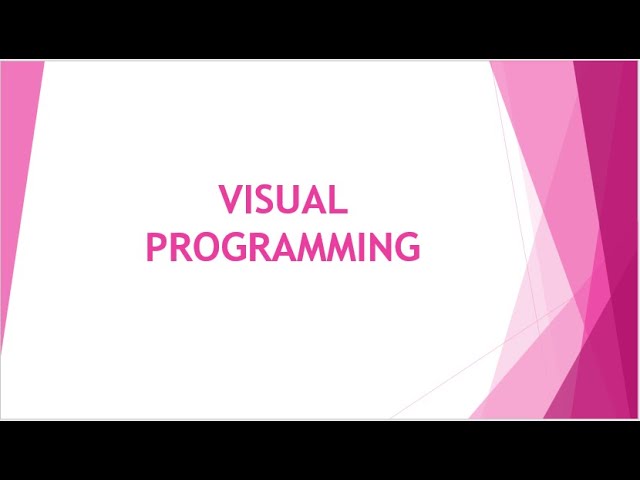 Lesson 5 | visual programming applications | Grade 9 Pre-Technical Studies
