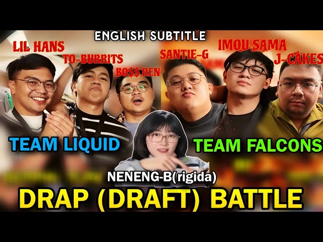 [ENG] CASTERS SPITTING BARS! MPL PH ENGLISH VS FILIPINO CASTERS DRAP (DRAFT) BATTLE!!!🔥🔥