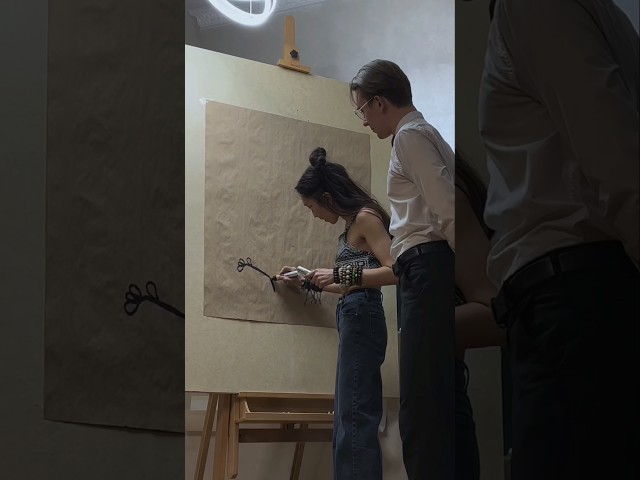 Easy one line portrait sketch #art #drawing #artist