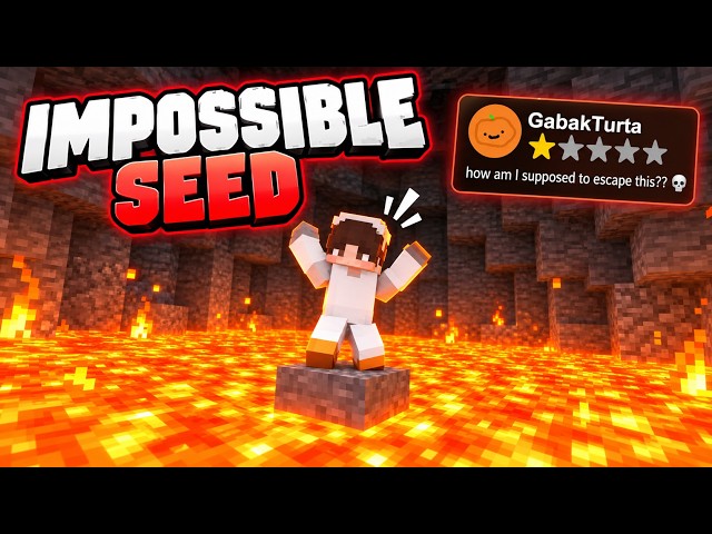 I Tried to Escape the WORST 1-Star Minecraft Seeds