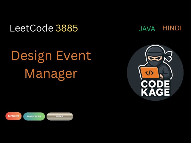 LeetCode 3885 | Design Event Manager | Heap + HashMap | Lazy Deletion Explained | Java