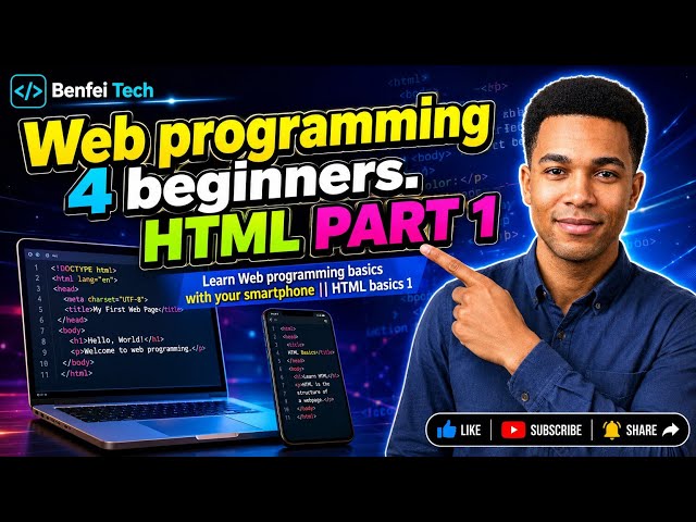 Learn Modern Web Programming  || HTML Part 1