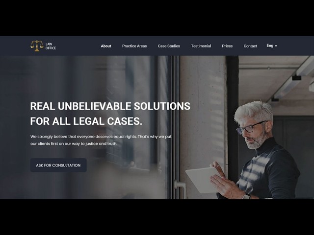I Built a Professional Law Firm Website in React & TypeScript ⚖️ | Portfolio Project