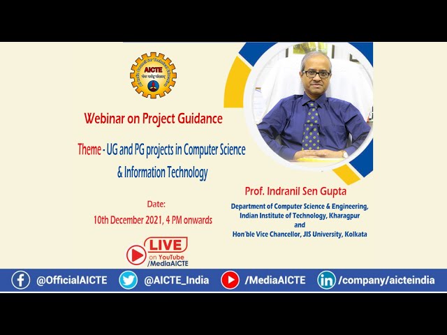 Webinar for Students (UG & PG) on Projects in Computer Science and Information Technology