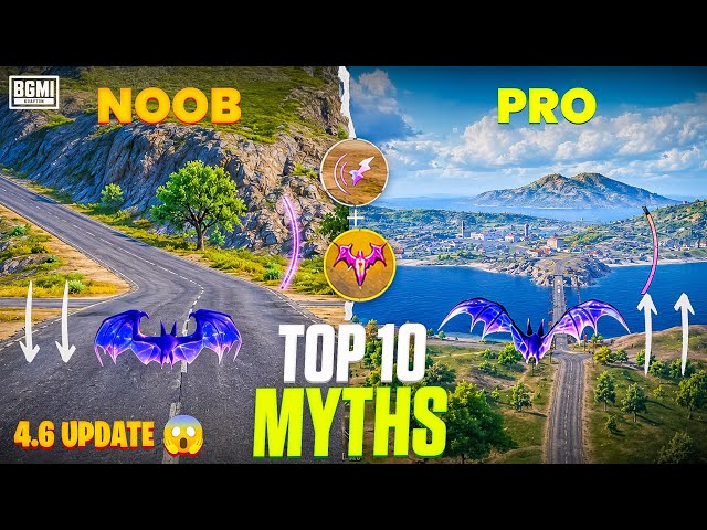 BGMI 4.6 TOP 10 MYTHS 😱🔥 | Vampire vs Hunter