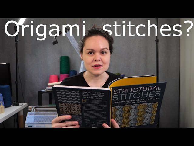 I had no idea you could do this with a knitting machine!