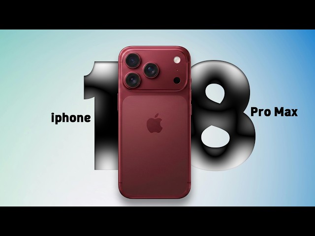 iphone 18 Pro Max কেমন হতে চলেছে এবার ?