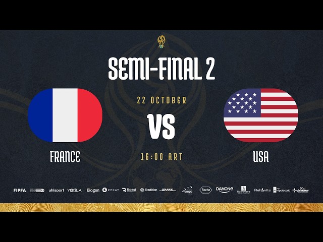 France vs USA - 2026 FIPFA Powerchair Football World Cup (SF2)