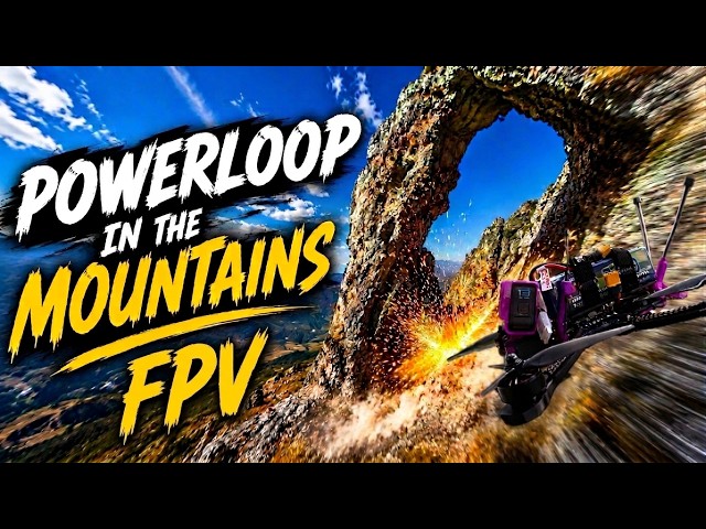 CRAZIEST FPV POWERLOOP IN THE MOUNTAIN // VALLE DE ARBAS 😈🚀
