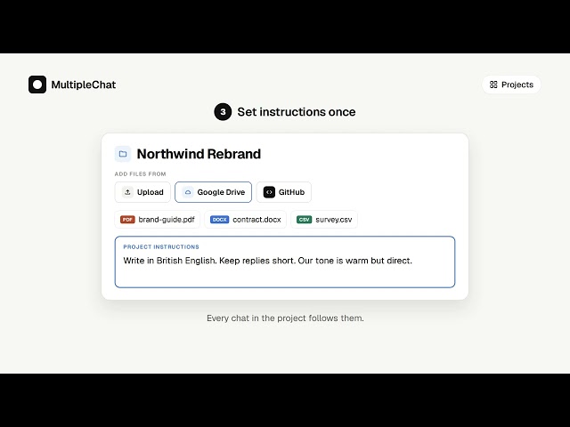 How AI Projects Work: Query All Your Files in One Workspace 📁✨ #AIProjects #techtutorial #ai