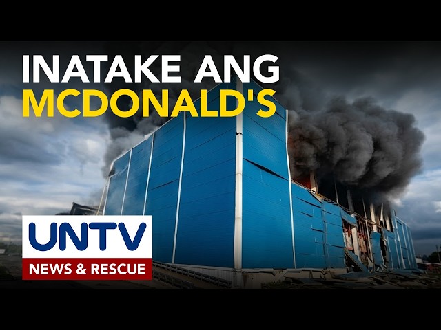 Russia, inatake ang malaking warehouse ng McDonald’s sa Kyiv; Putin, inis na sa mga paratang