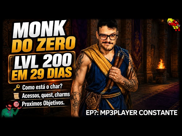 Monk from Zero to 1000 - LVL 200 in 29 Days! Char Status and Next Steps!