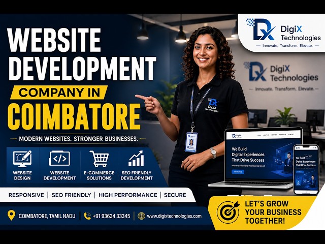 Website Development Company in Coimbatore | DigiX Technologies