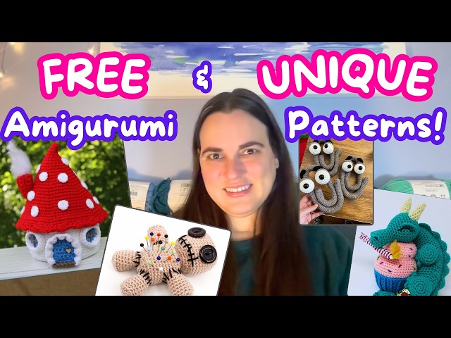 18 FREE Unique Amigurumi Patterns! 🧶 | Creative Crochet Pattern Roundup 🌈