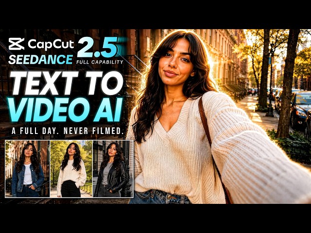Text to Video Tutorial: Create a Consistent AI Character with CapCut Seedance 2.5