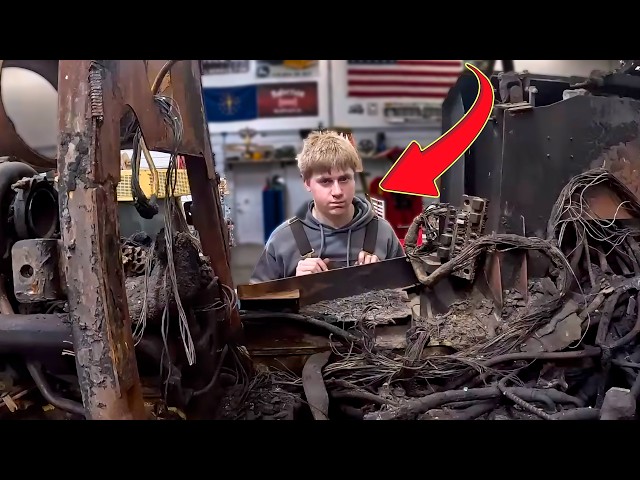 What Fire Did to This Deere 700H Dozer