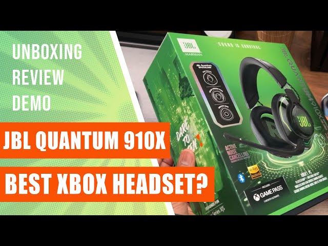 JBL Quantum 910X Wireless Gaming Headset for Xbox - Best wireless Xbox headset? Unboxing and review