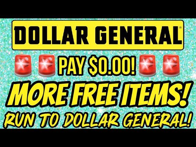 🚨PAY $0.00!🚨MORE FREEBIES DROPPED AT DOLLAR GENERAL!🚨TONS OF ITEMS JUST PAY TAX! GET READY TO 🏃‍♂️ 