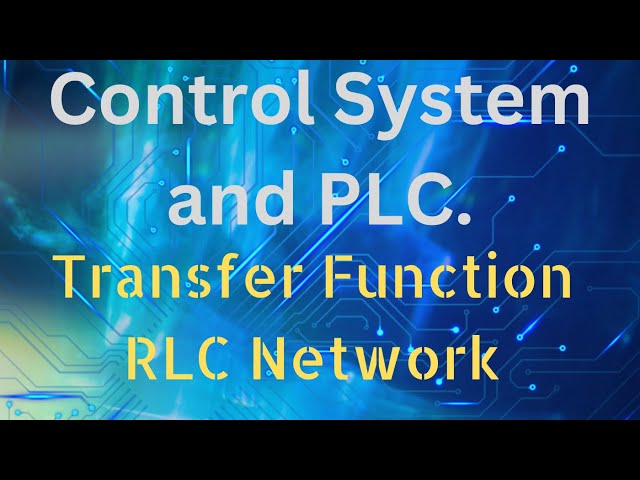 Transfer Function RLC circuit || Control System and PLC || EXTC #wastaclasses #education
