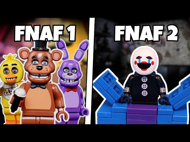 I Built Five Night's at Freddy's Games in LEGO...