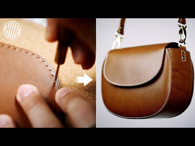 DIY Handmade Leather Bag / Leather Crafting