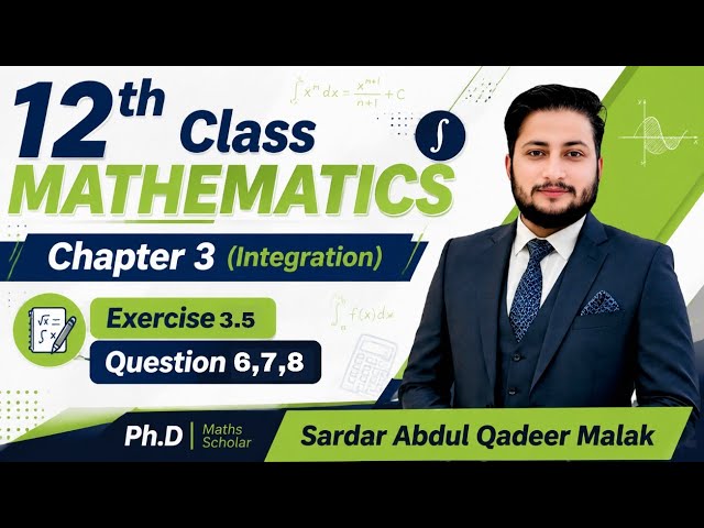 2nd Year Maths New book || Exercise 3.5 Chapter 3 || 12th Class Maths Ex 3.5 Question 6,7,8