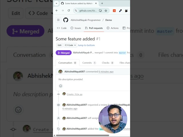 Create a Pull Request in GitHub & Merge With Master Branch