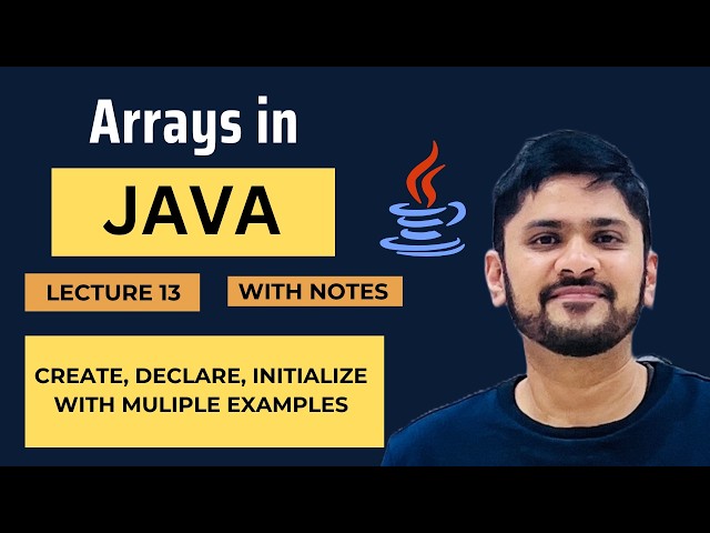 Arrays in Java | Create Declare Intialize with examples | Java Tutorial for Beginners | Amit Thinks