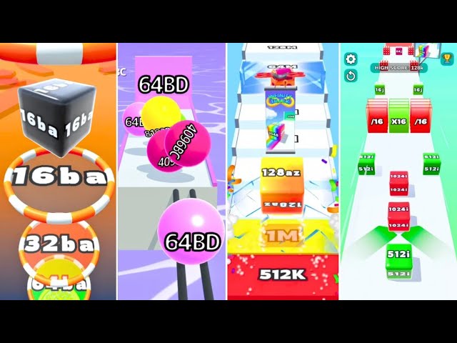 LEVEL 8207 | Jelly Run 2048(Latest vs 1.50.4) vs Ball Run 2048 Infinity Mode | Ultimate Merge Battle