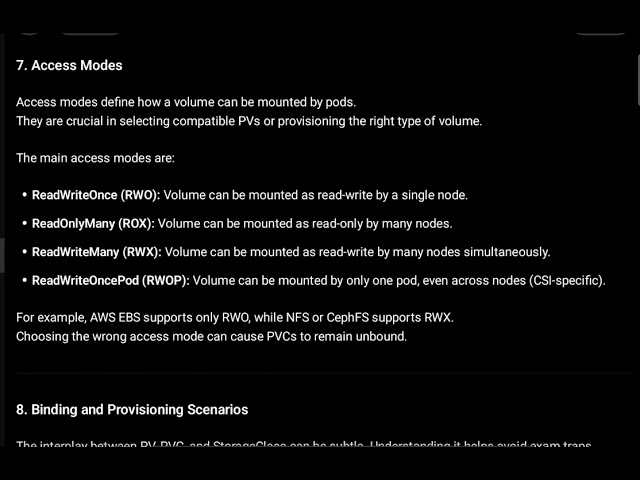 CKA Implement storage classes and volume provisioning ChatGPT Guide