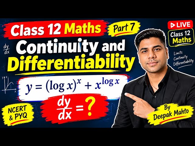 Differentiability and continuity Deepak Mahto maths 