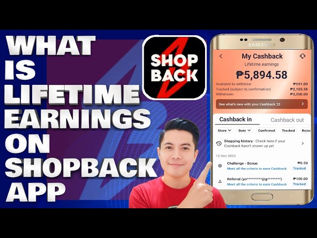 ShopBack Tutorial: What is Lifetime Earnings on ShopBack App