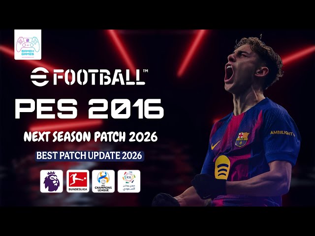 PES 2016 NEXT SEASON PATCH 2026 | Latest Transfers, Kits & Realistic Graphics Update 