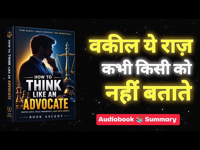 वकीलों जैसा दिमाग पाना है तो कभी बहस मत हारो | Book Summary in Hindi | Mindset Audiobook
