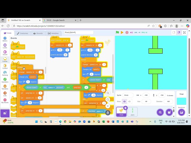 15-minute flappy bird?