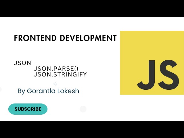 Tutorial de JavaScript para nivel intermedio #26: JSON - JSON parse y JSON stringify