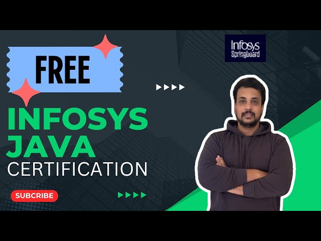 🚀Free Infosys JAVA Certificate | JAVA Free Certification💻