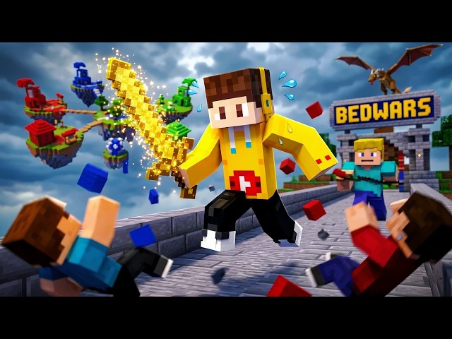 Playing Bedwars ON LIVE WITH VIEWERS
