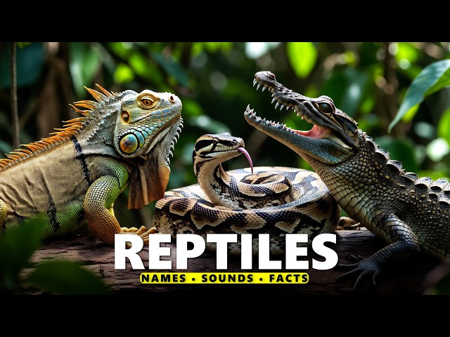 Reptiles | 14 Names, Sounds & Characteristics (Scientific Names)