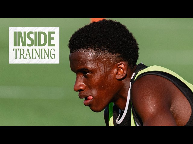 Inside Training: Small-sided games and end-of-session shooting!