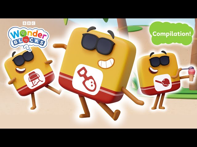 Summer Beach Day Code Building 🌞 | Problem-Solving for Kids | @WonderblocksOfficial