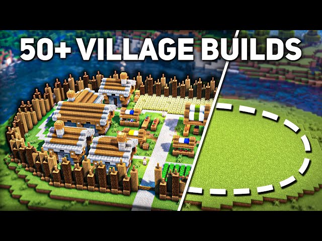 50+ Build Ideas for your Minecraft Village