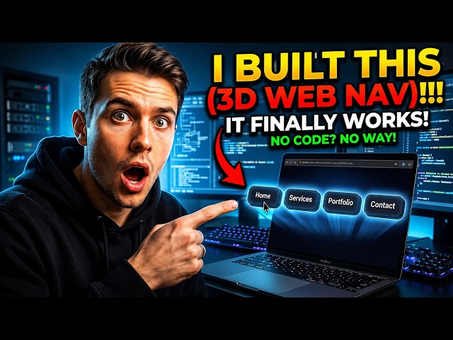 Create an Amazing Animated Menu Using Only HTML & CSS | Modern Web Design Tutorial