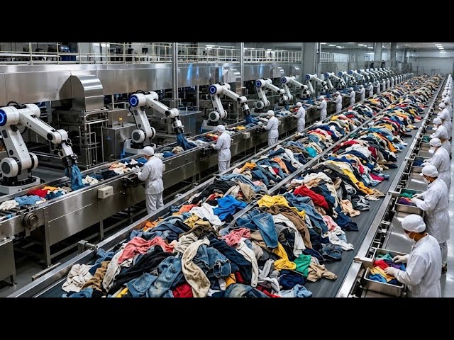 Inside the Factory Recycling Journey of Old Clothes to Luxury Decorative Cushions
