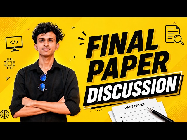 Final Paper 10 Discussion || 2026 A/L ICT || Free Paper Class || Tasun Vithanage