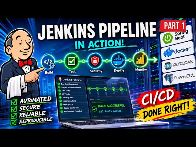 My Complete Jenkins CI/CD Pipeline | Spring Boot, Docker, SonarQube & k6