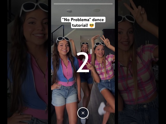 NO PROBLEMA DANCE TUTORIAL! 👀💃😎 | Triple Charm #Shorts