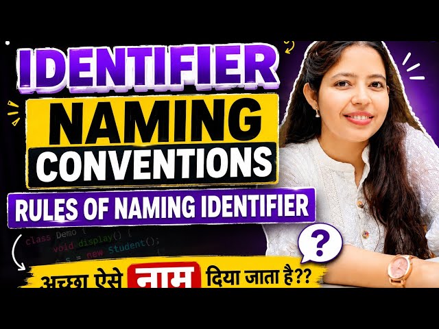 IDENTIFIER || identifier in java || java for beginners || java in hindi